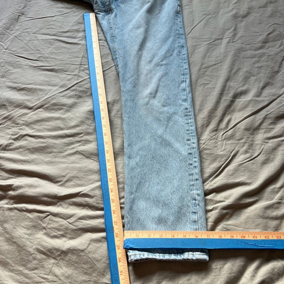 LEVI'S 501XX Jeans Womens Size 28x32 Premium Light Wash Button Fly Denim Casual - Picture 9 of 12